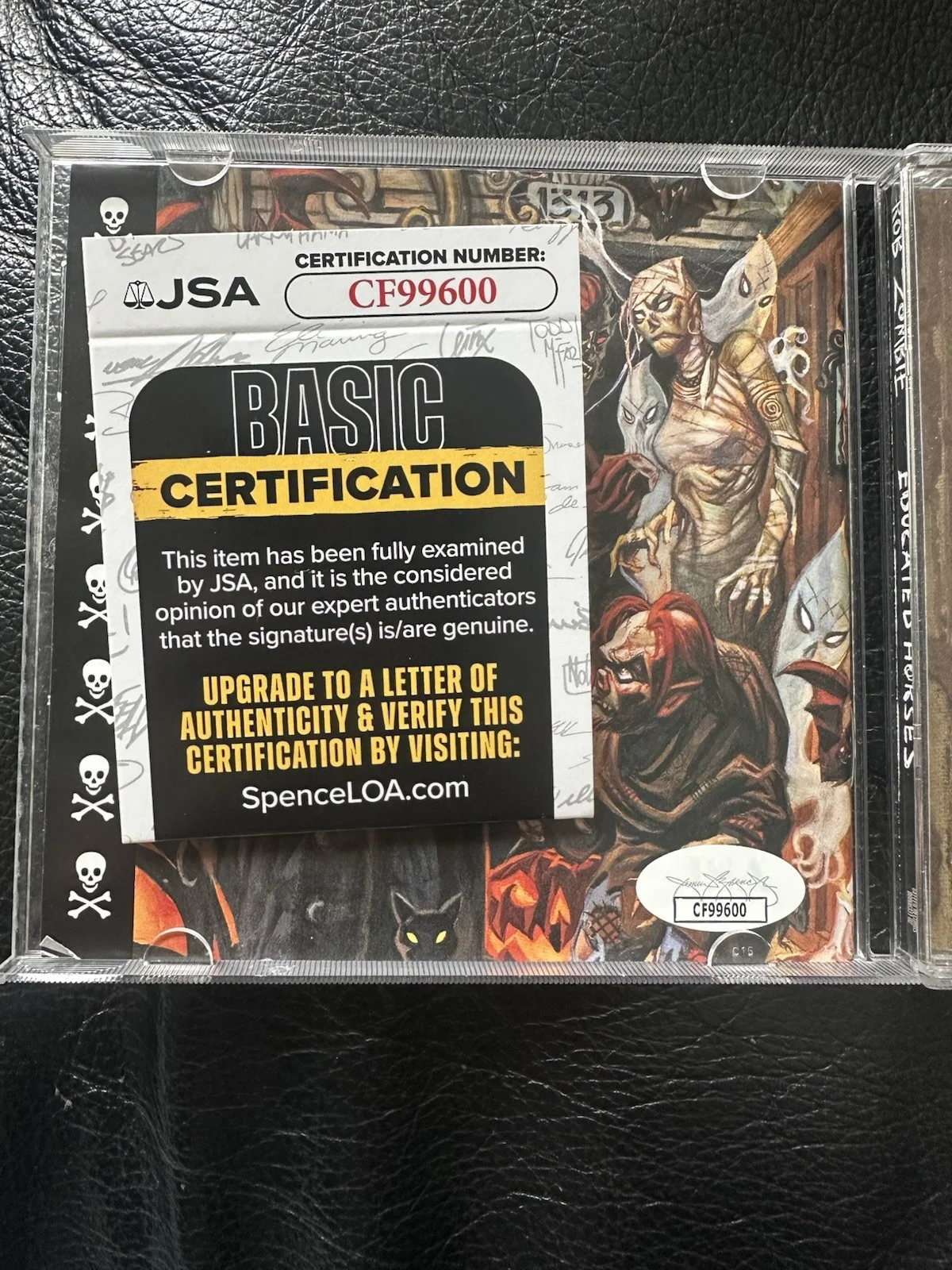 Rob Zombie Signed HellBilly Deluxe CD JSA COA CF99600, image 3