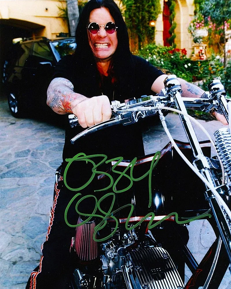 OZZY OSBOURNE 8X10 SIGNED PHOTO AUTOGRAPH BLACK SABBATH SIGNATURE POSTER REPRINT, изображение 5