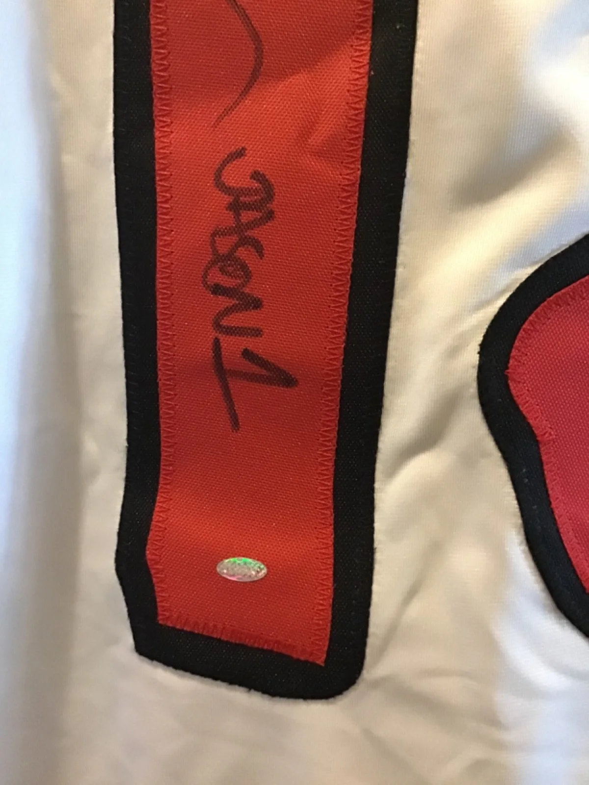Ari Lehman — Great Halloween Party outfit. Autograhed Ari Lehman, Friday the 13th, image 3