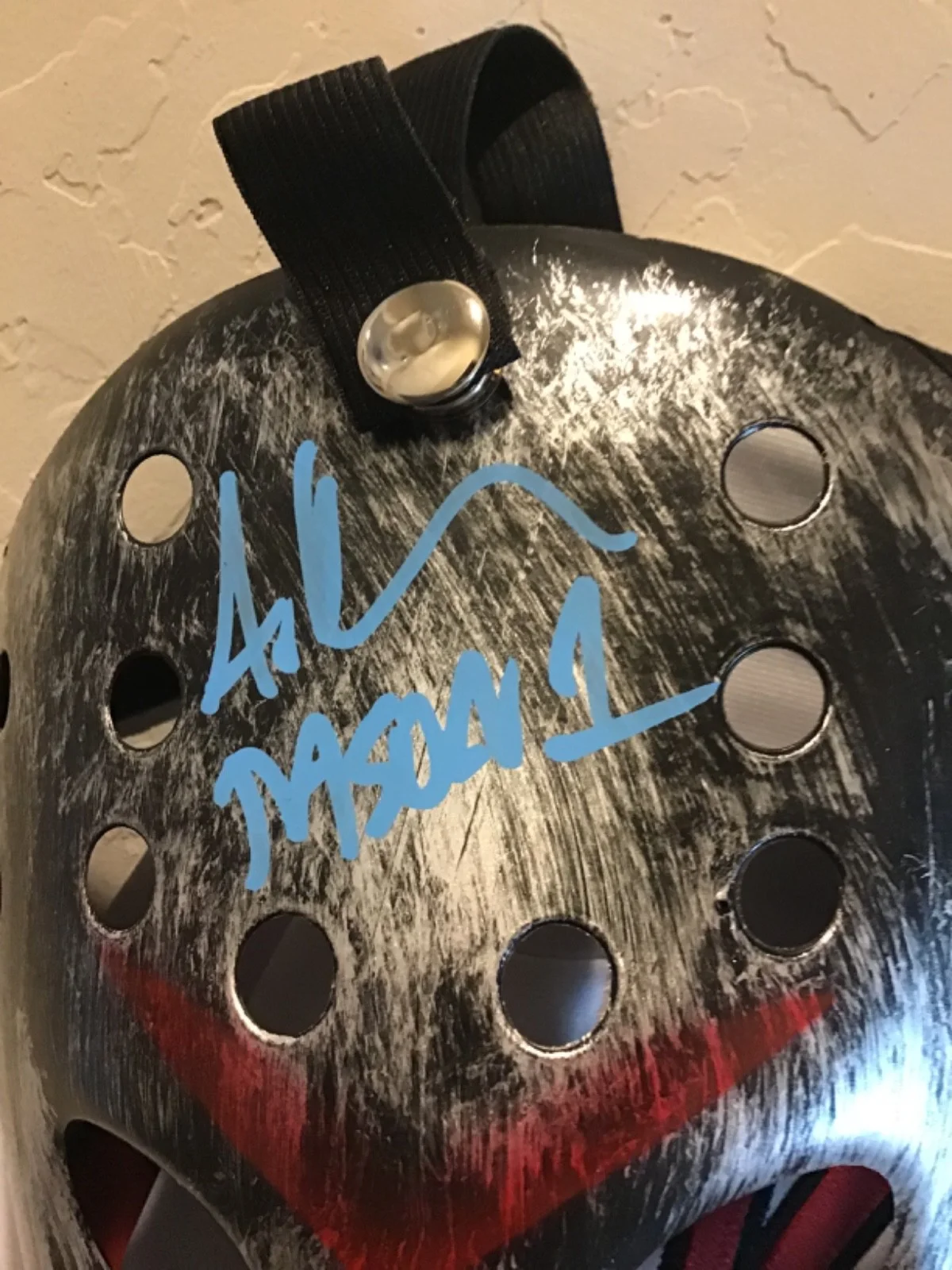 Ari Lehman — Great Halloween Party outfit. Autograhed Ari Lehman, Friday the 13th, image 5