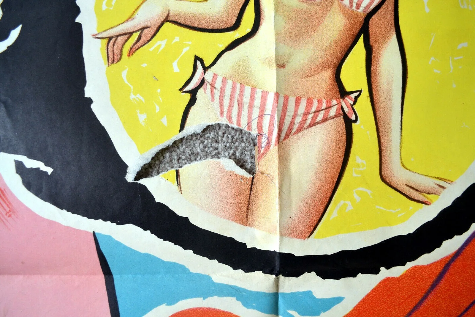 CAPTAIN’S TABLE 1959 John Gregson, Peggy Cummins Donald Sinden UK 3-SHEET POSTER, image 2
