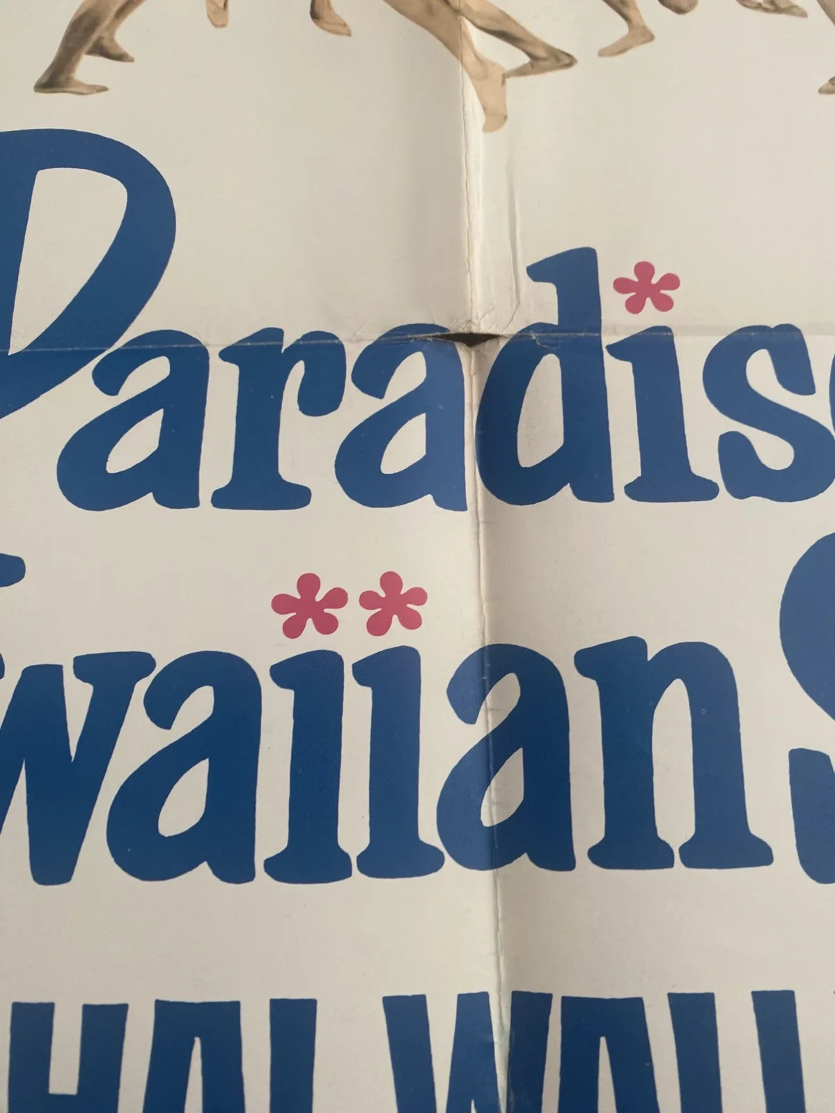 PARADISE, HAWAIIAN STYLE ELVIS PRESLEY ORIGINAL US ONE-SHEET MOVIE POSTER 1966, изображение 5