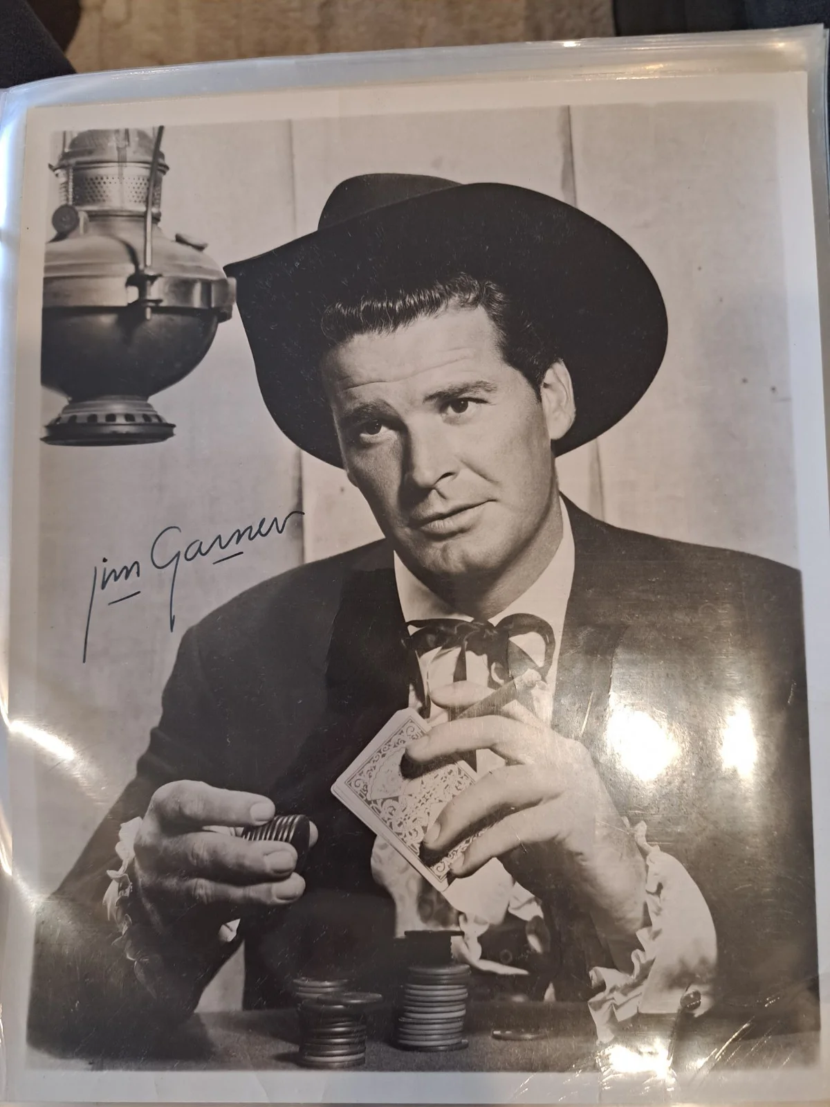 James Garner Signed 8x10 Photograph – Maverick Western TV Star Autograph, изображение 2