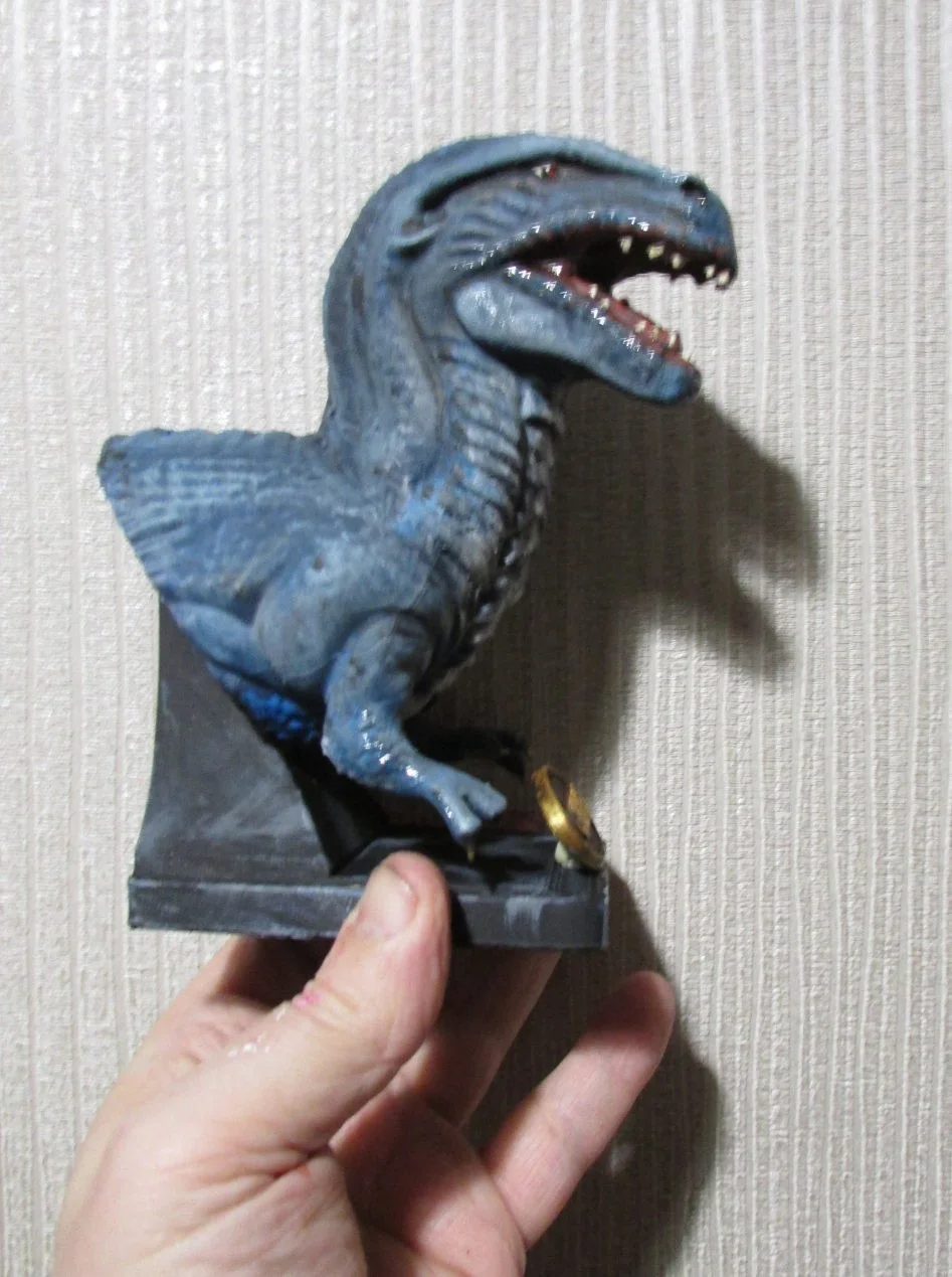 RAY HARRYHAUSENS VALLEY OF GWANGI , GWANGI BUST PAINTED AND FINISHED, изображение 5