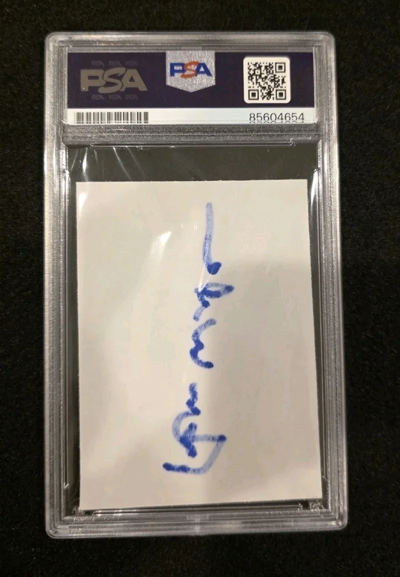 Brian Wilson Signed Cut Beach Boys Autograph PSA/DNA, image 2
