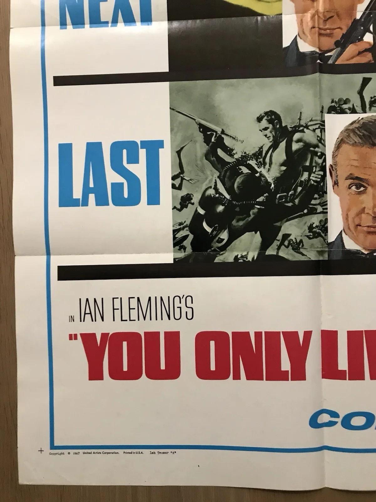 You Only Live Twice (1967) Original Bond Poster Teaser US One Sheet James Bond, изображение 5
