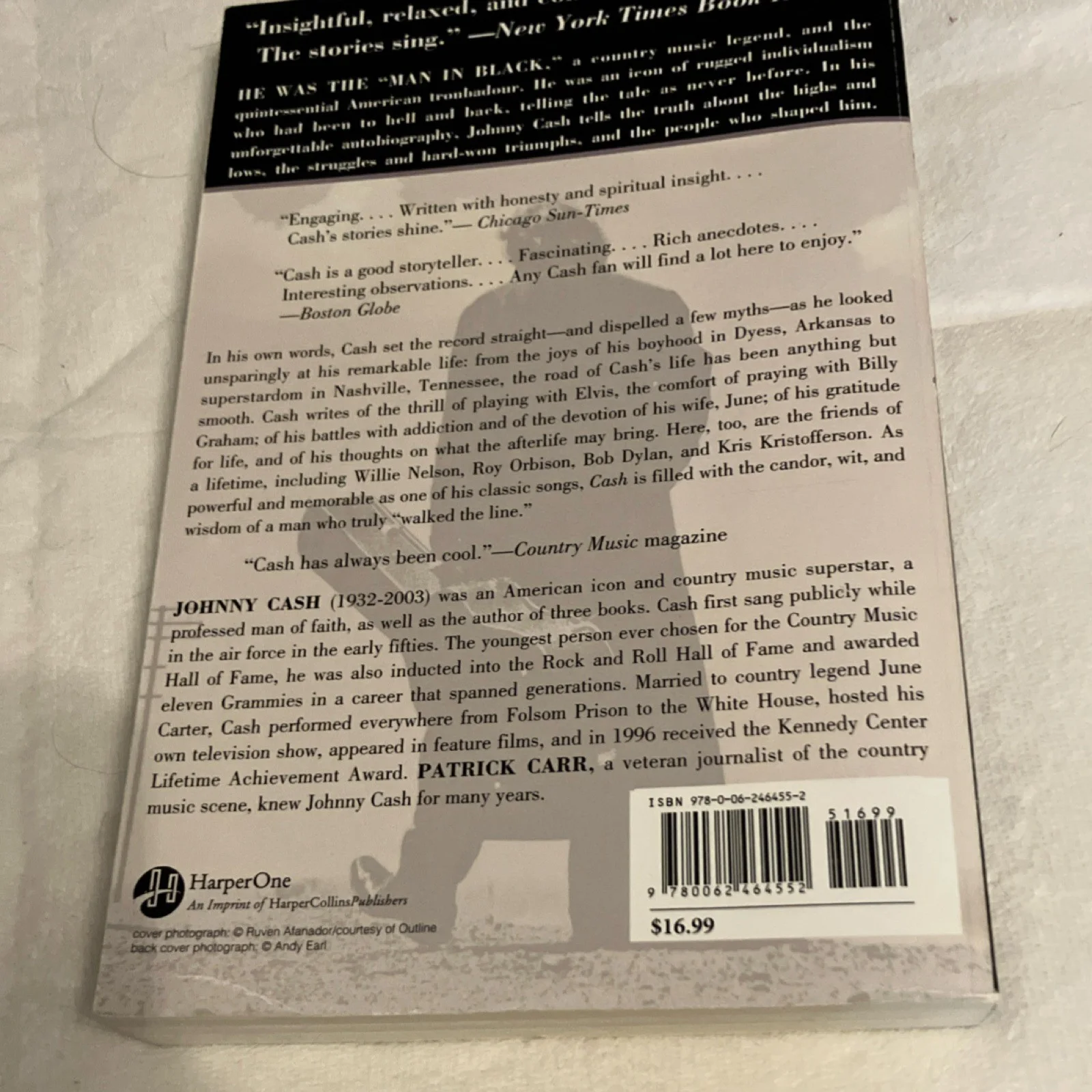 Johnny Cash Autobiography special Edition Original, Authenticated, image 2
