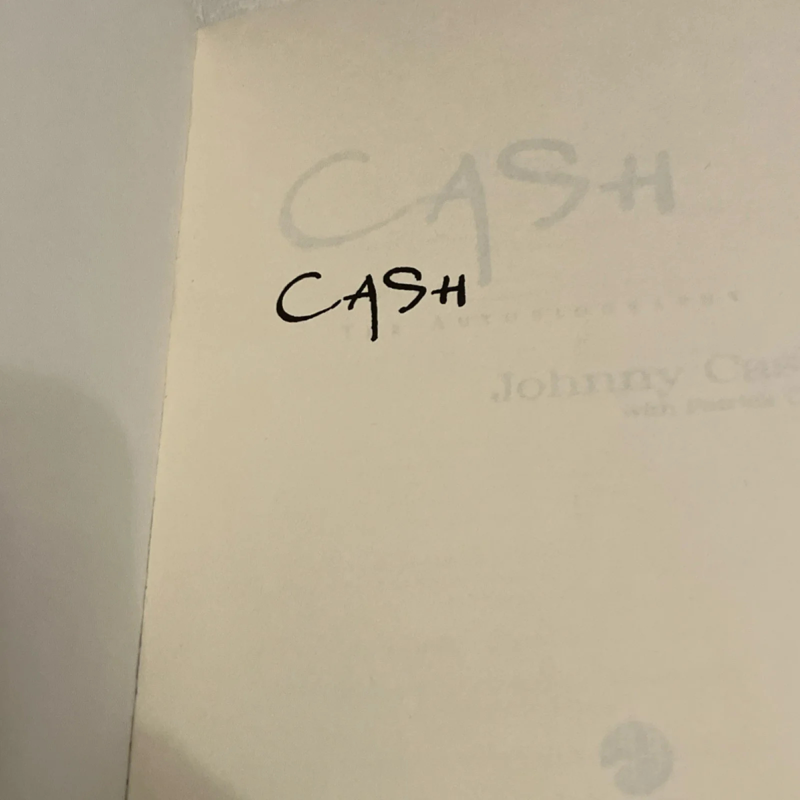 Johnny Cash Autobiography special Edition Original, Authenticated, image 3
