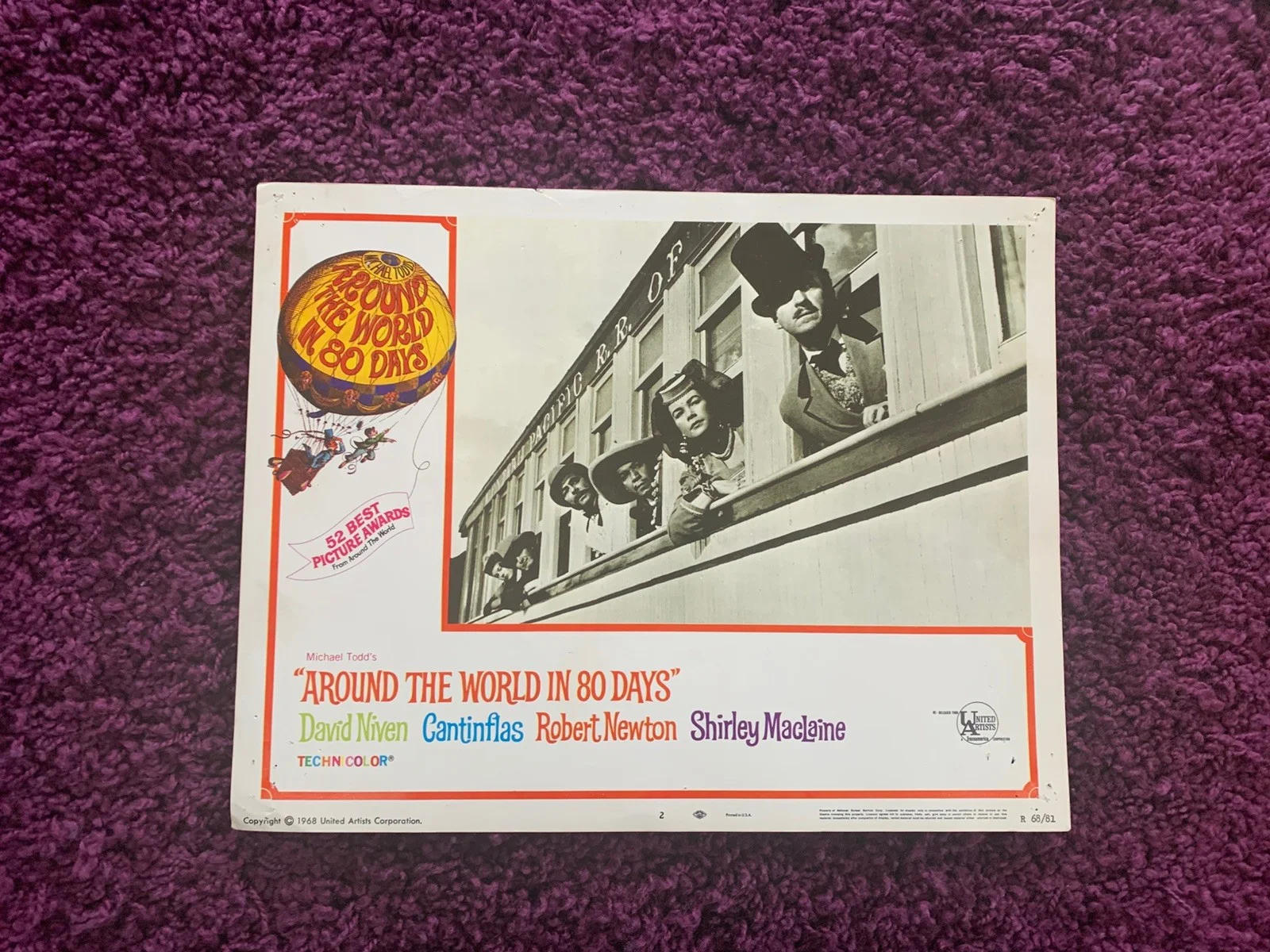Around The World In 80 Days 1-8 Full Set US lobby cards, изображение 2