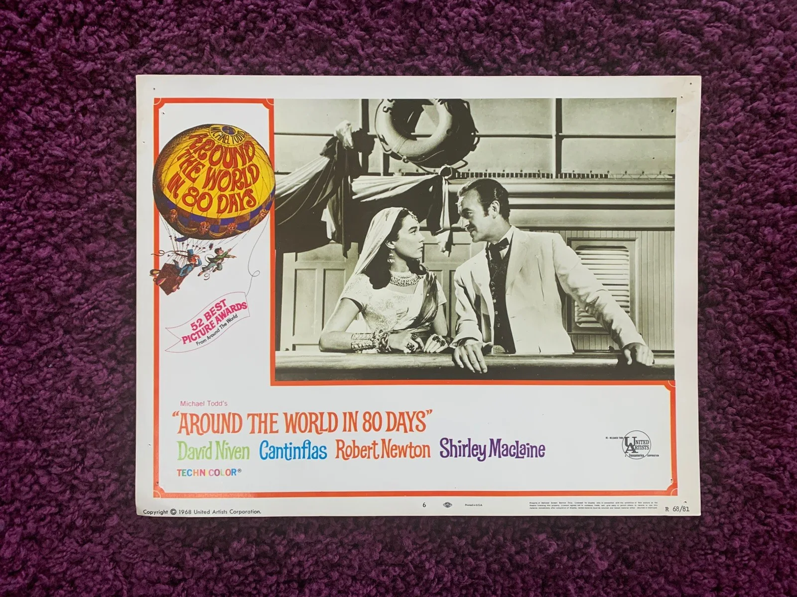 Around The World In 80 Days 1-8 Full Set US lobby cards, изображение 4