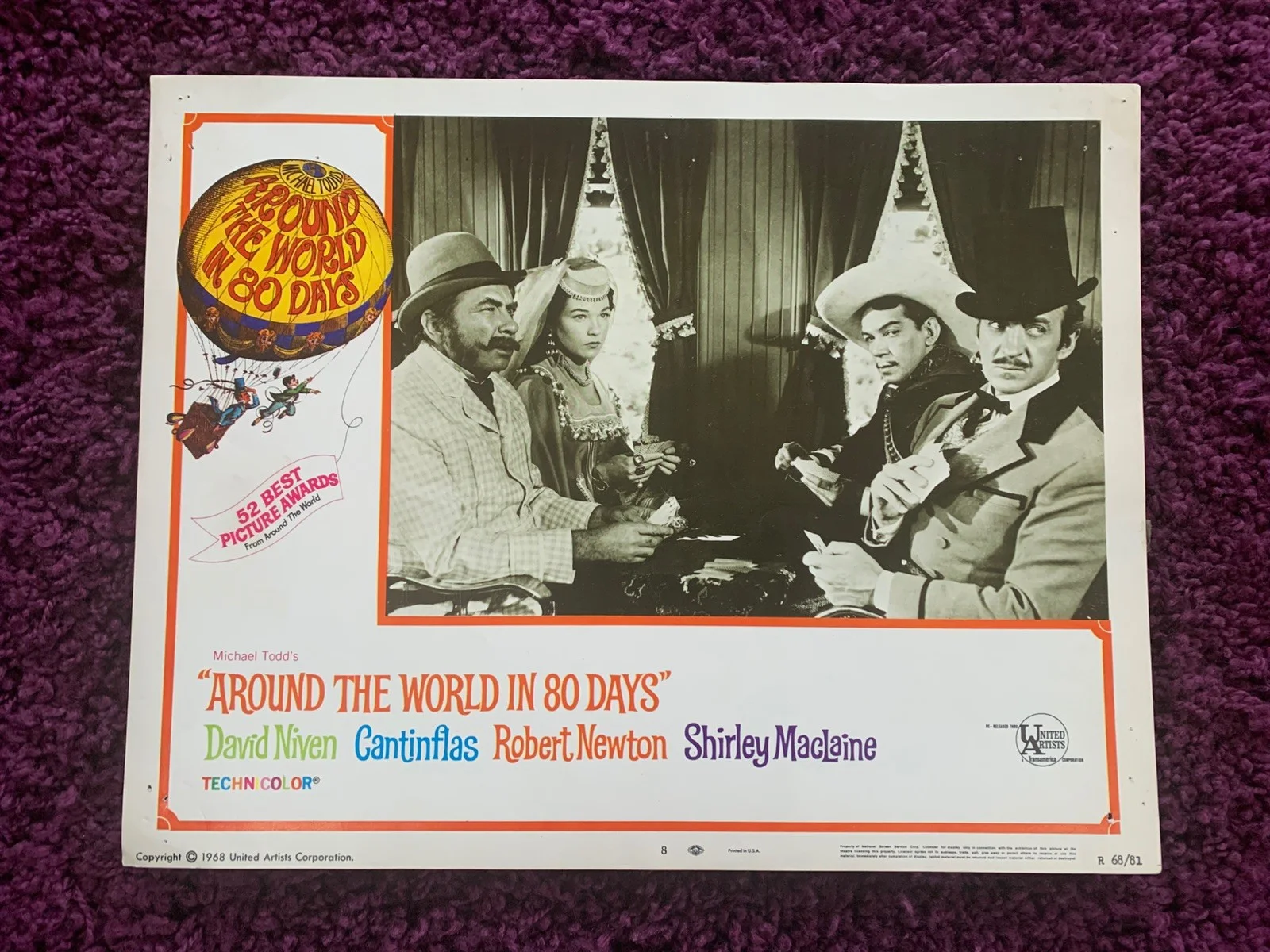 Around The World In 80 Days 1-8 Full Set US lobby cards, изображение 5