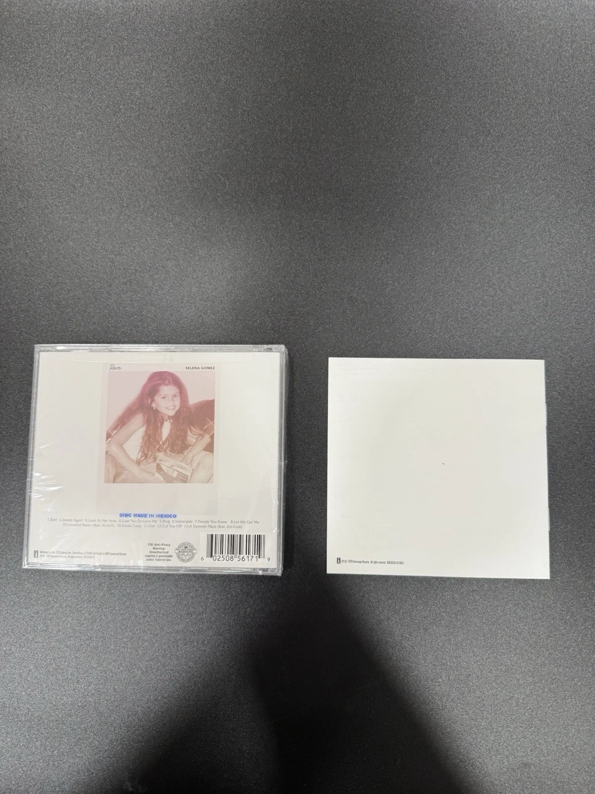 Selena Gomez Rare Autographed Signed CD Cover + Unopened Rare CD, image 3