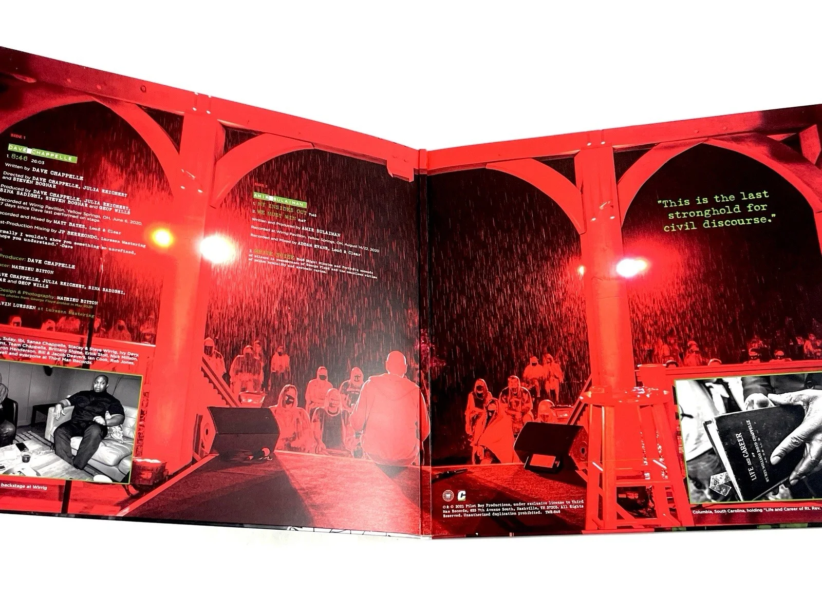 Dave Chappelle — Dave Chappelle Autographed Limited Edition 3:46 Vinyl Album Record Comedy Signed, изображение 3