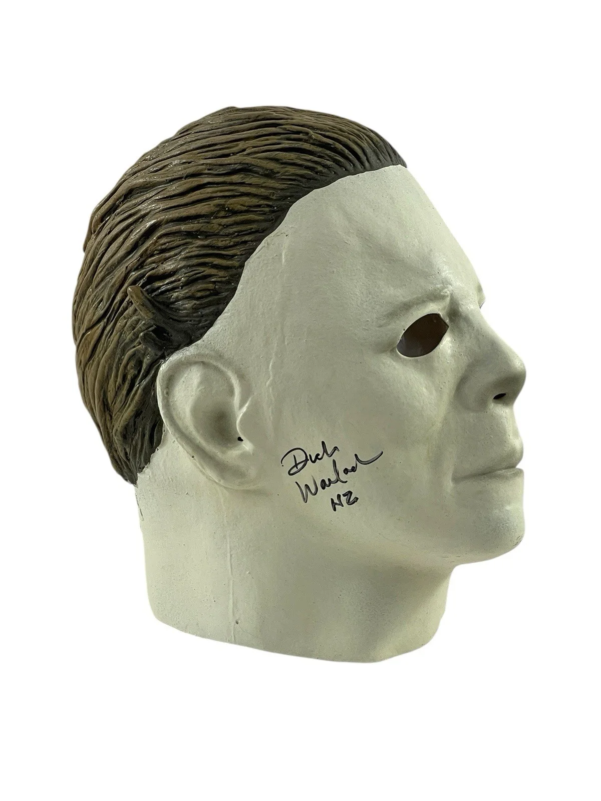 Dick Warlock — Halloween II Michael Myers Dick Warlock Signed Trick or Treat Studios Mask COA, изображение 2