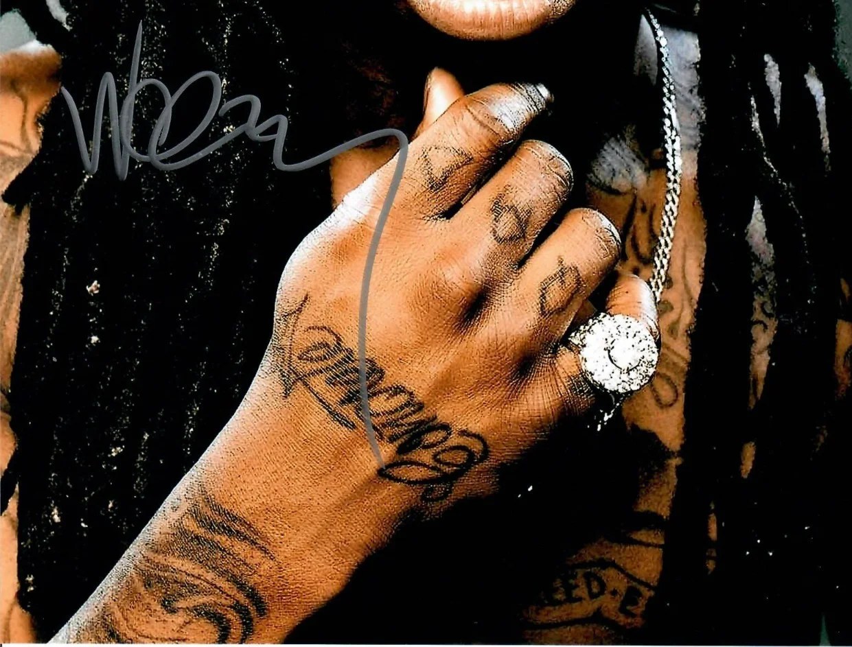 Lil Wayne Rapper Singer Songwriter Signed Autographed 8 x 10 Photo TTM COA, image 2