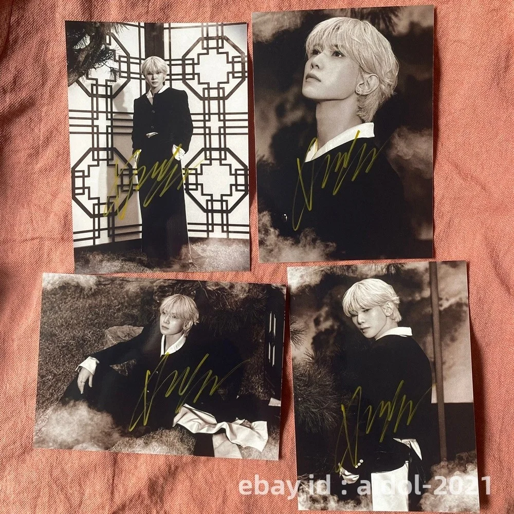 ATEEZ Yeosang Autographed Photo Golden Hour Part4 5*7 K-POP Collection 2026, изображение 2