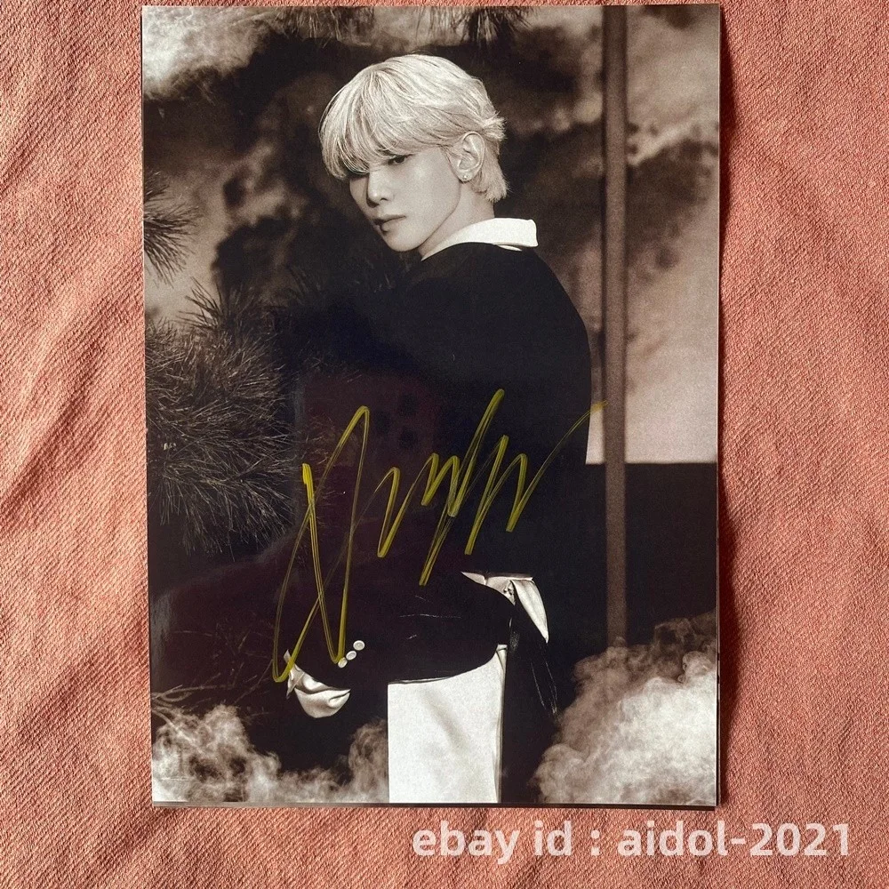 ATEEZ Yeosang Autographed Photo Golden Hour Part4 5*7 K-POP Collection 2026, изображение 4
