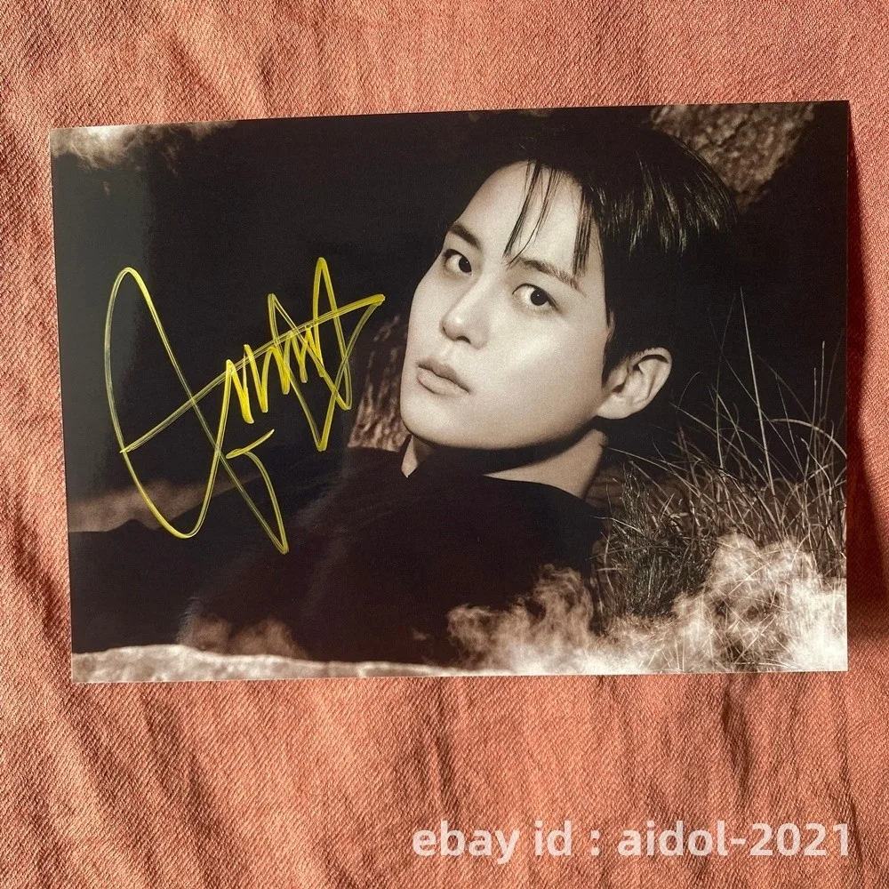 ATEEZ Jongho Autographed Photo Golden Hour Part4 5*7 K-POP Collection 2026, изображение 3