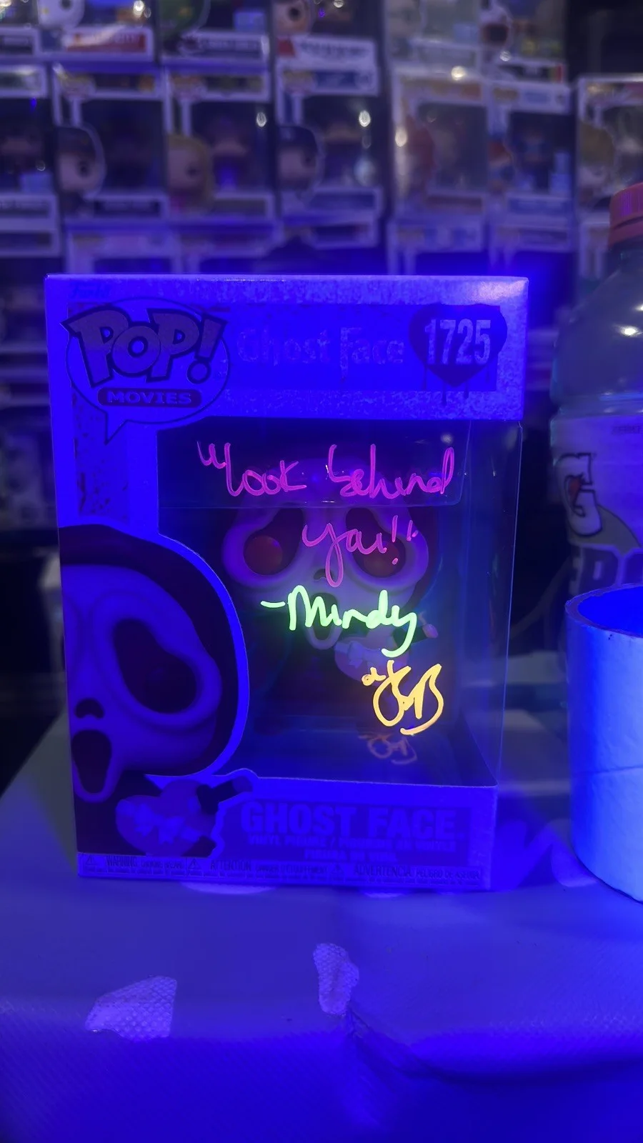 Jasmin Savoy Brown — Jasmin Savoy Brown autographed signed Ghostface Funko Pop #1725, image 2