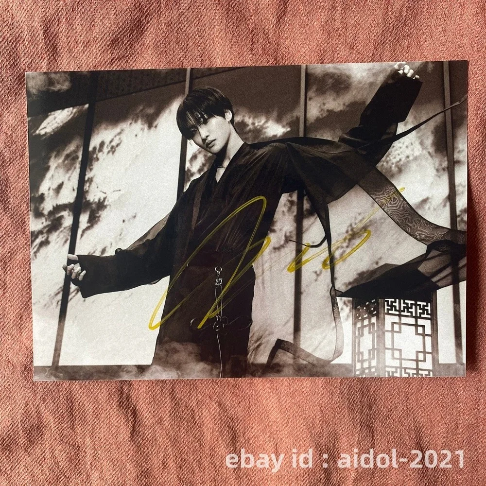 ATEEZ Seonghwa Autographed Photo Golden Hour Part4 5*7 K-POP Collection 2026, image 4