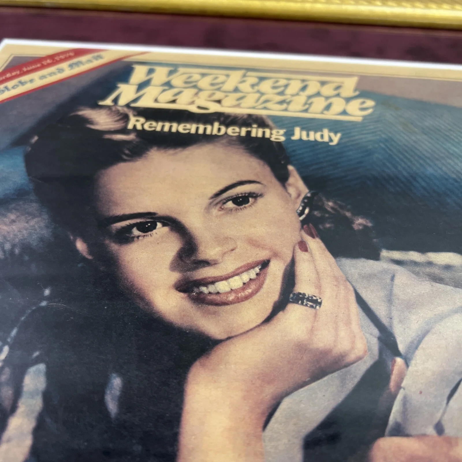 VTG Judy Garland Special Tribute 1979 Issue Collectors Professional Framed 16x18, изображение 5