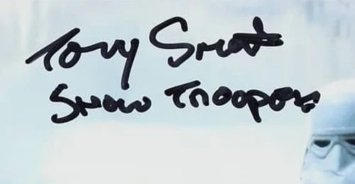 Richard Bonehill — Richard Bonehill, Tony Smart, Tony Allen Signed Snowtrooper 8x10 Photo (Beckett), изображение 3