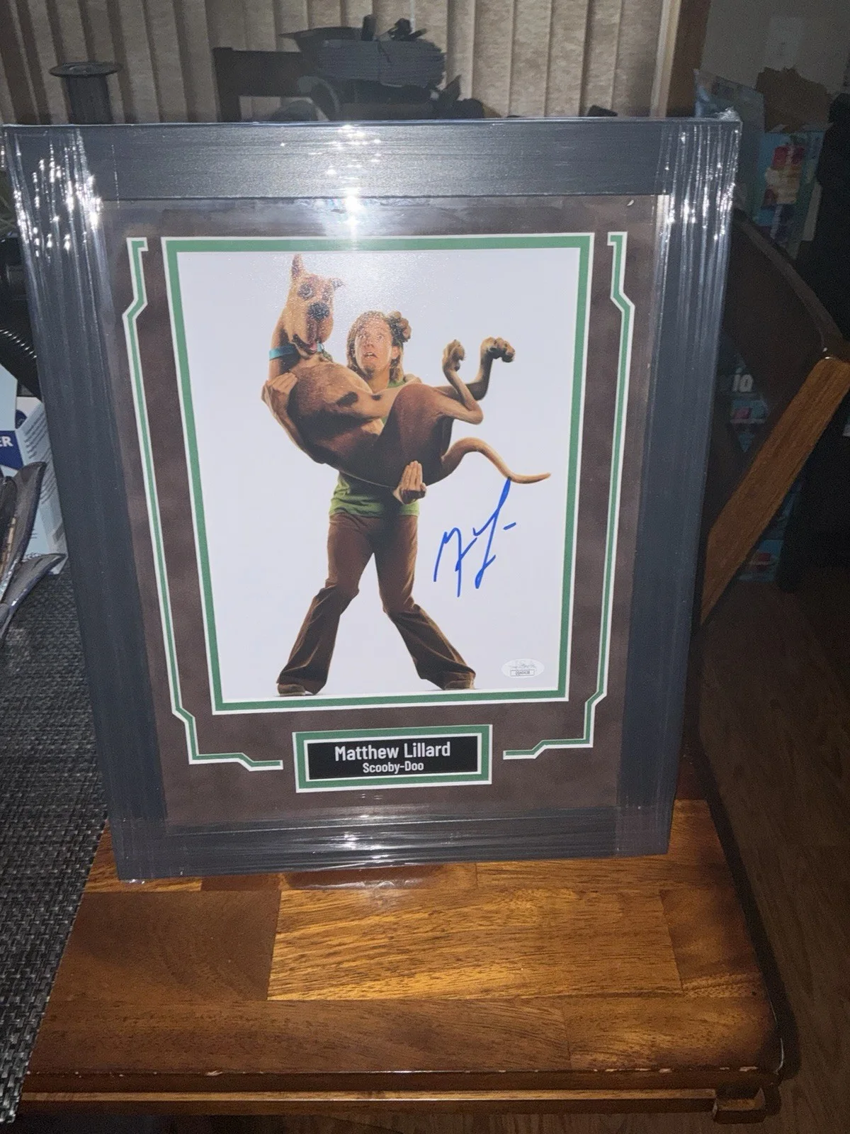 SCOOBY-DOO - Matthew Lillard “Shaggy” Signed 8x10 Professionally Framed JSA COA, изображение 2