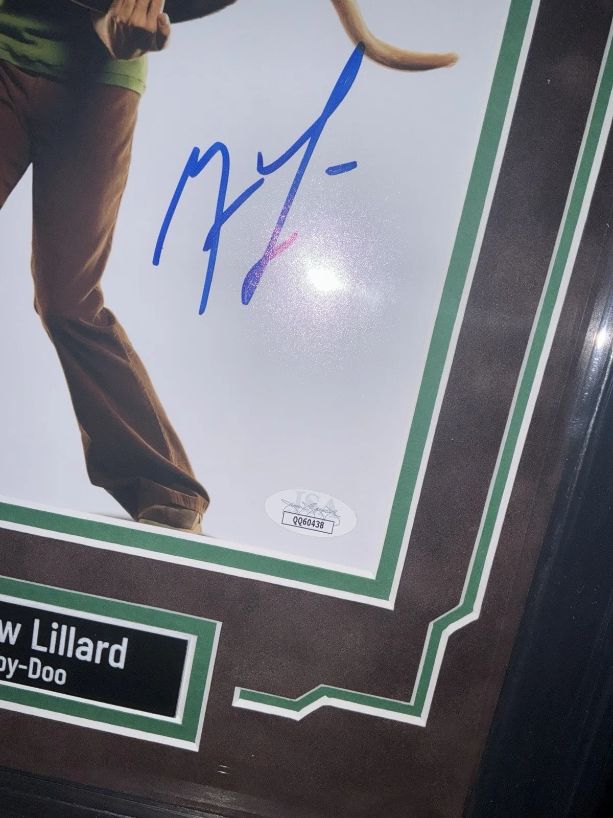 SCOOBY-DOO - Matthew Lillard “Shaggy” Signed 8x10 Professionally Framed JSA COA, изображение 4