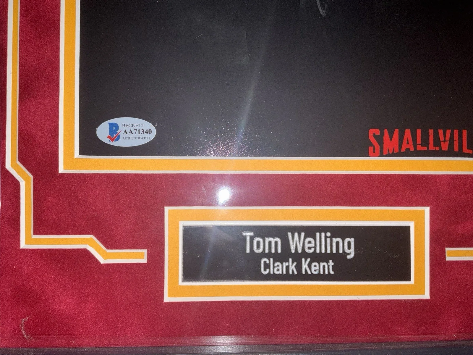 Tom Welling Signed 8x10 Photo Smallville Professionally Framed w/ Beckett COA, изображение 4