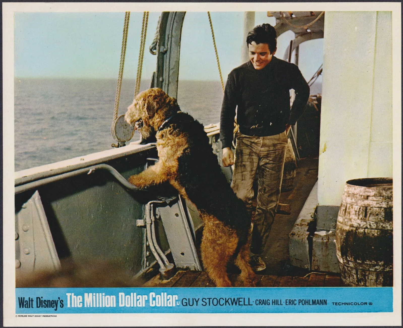 Million Dollar Collar 8x ORIGINAL UK FOH Lobby Cards Walt Disney 1964, изображение 2