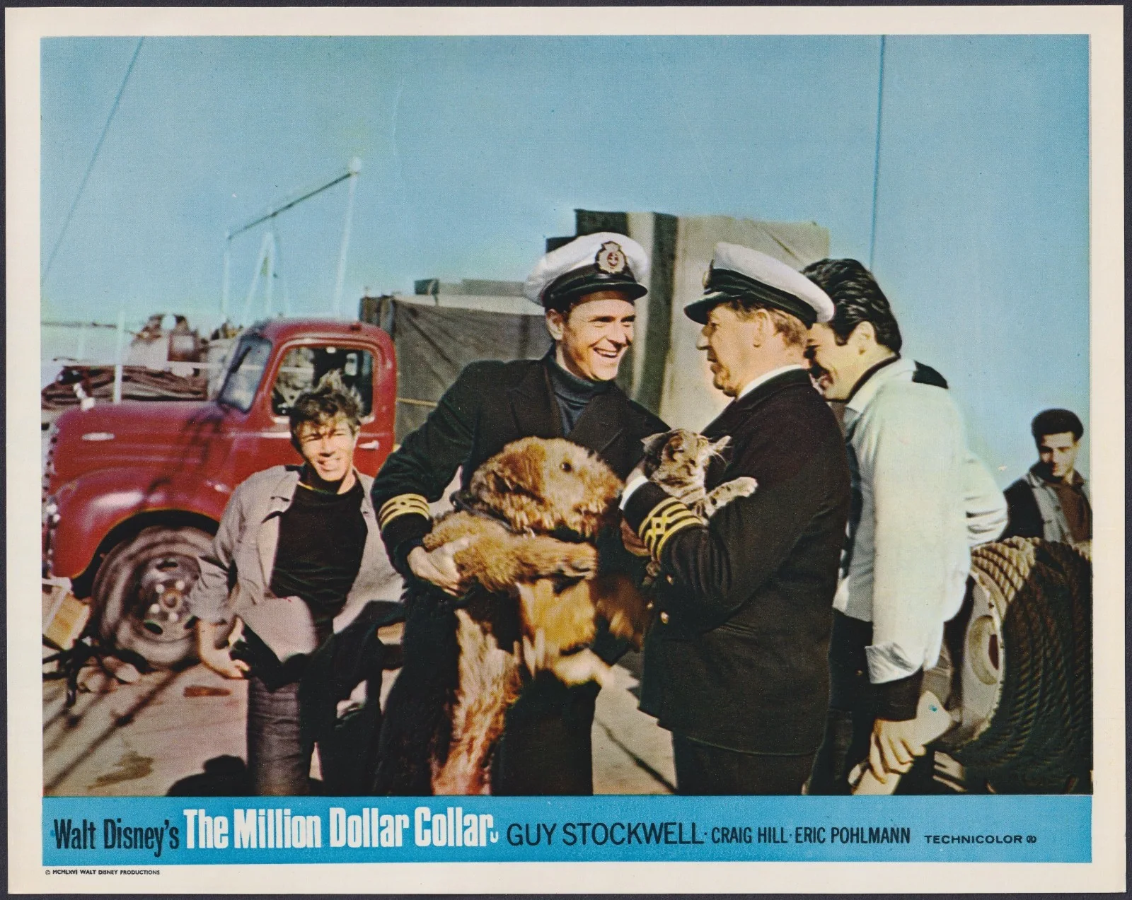 Million Dollar Collar 8x ORIGINAL UK FOH Lobby Cards Walt Disney 1964, изображение 3