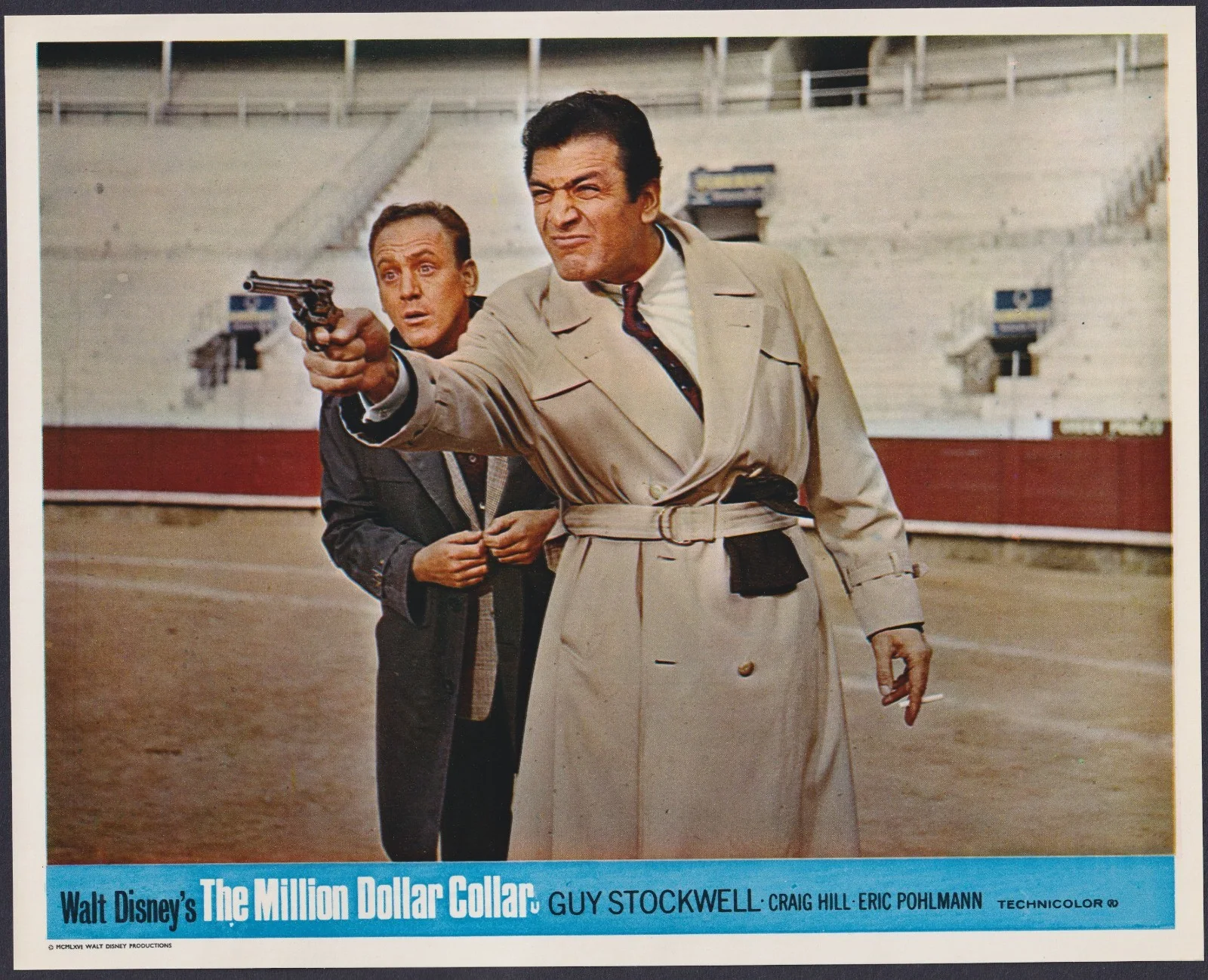 Million Dollar Collar 8x ORIGINAL UK FOH Lobby Cards Walt Disney 1964, изображение 4