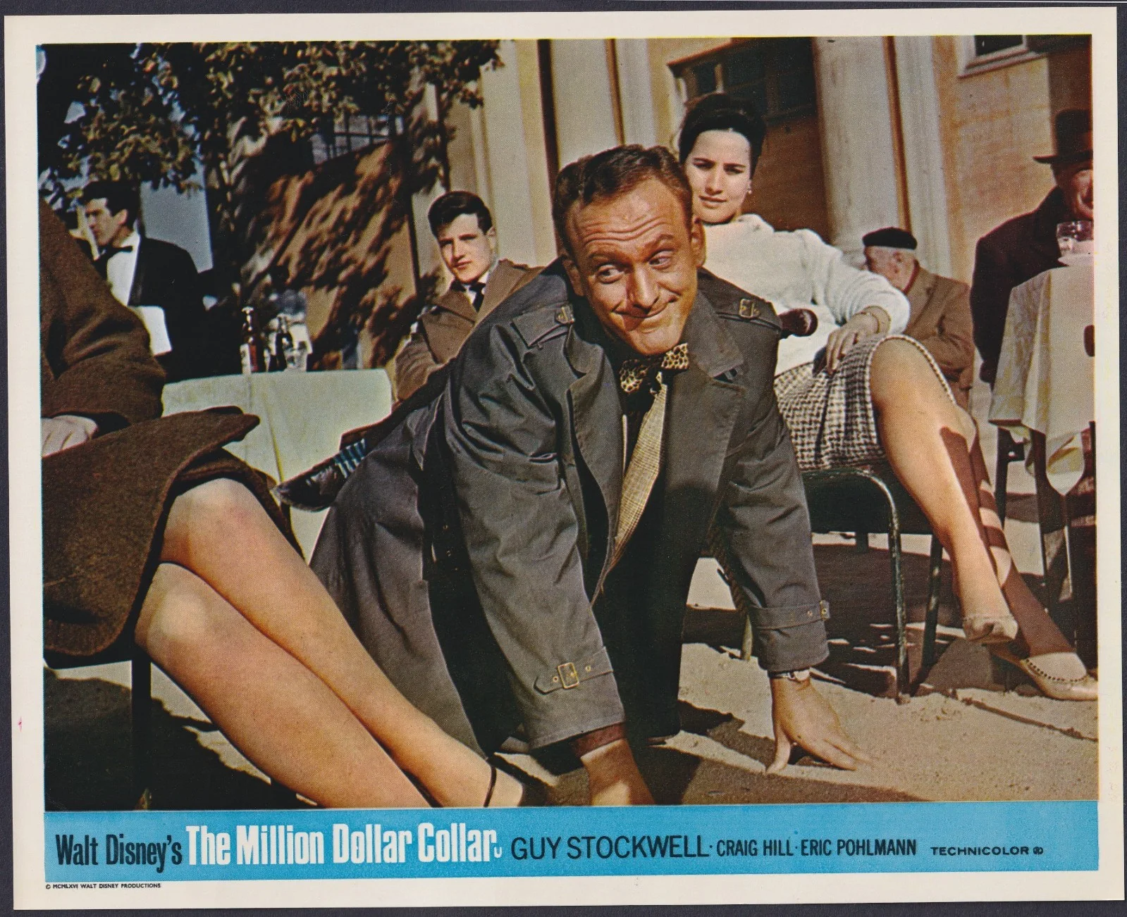 Million Dollar Collar 8x ORIGINAL UK FOH Lobby Cards Walt Disney 1964, изображение 5
