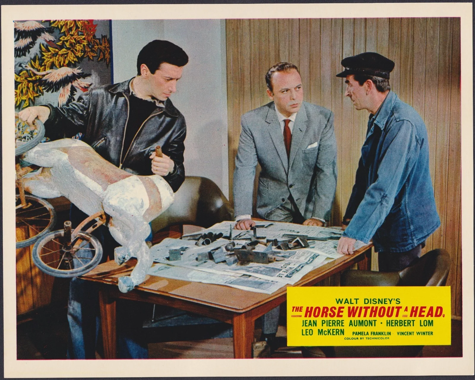Horse Without A Head 8x ORIGINAL UK FOH Lobby Cards Disney Herbert Lom 1963, изображение 4