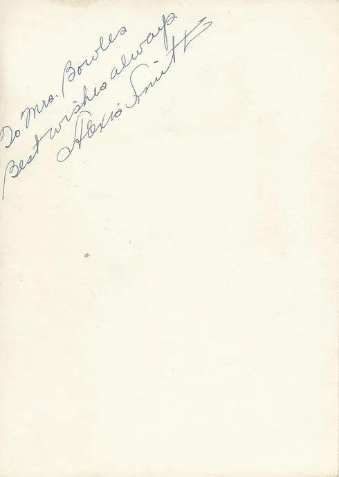 ALEXIS SMITH Original Vintage 1940s SIGNED AUTOGRAPHED DBW Portrait PHOTO, image 2