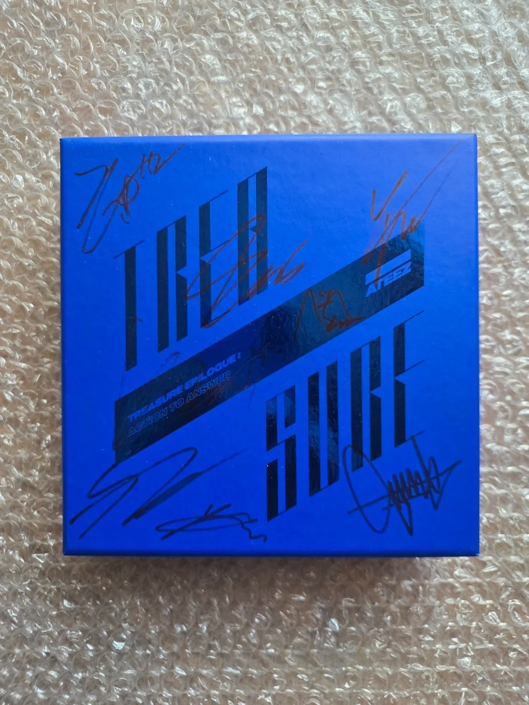 ATEEZ Promo TREASURE EPILOGUE ACTION TO ANSWER Album Autographed Hand Signed, image 4