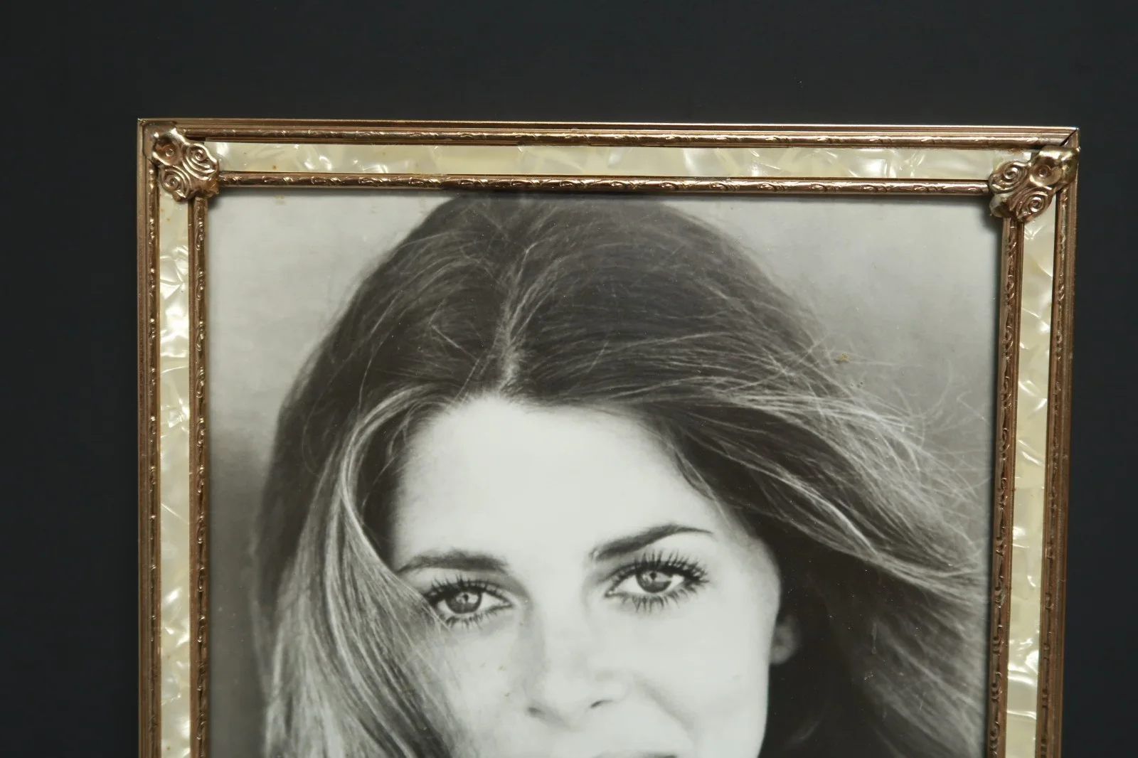 *Signed* Autograph Actress Lindsey Wagner Photo 10" x 8" with Gold & Pearl Frame, image 2