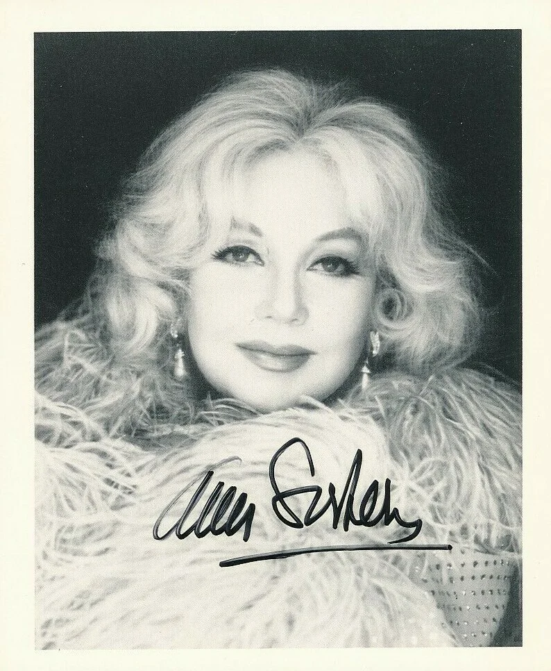 ANN SOTHERN — ANN SOTHERN Actress Original Vintage SIGNED AUTOGRAPHED DBW Portrait PHOTO