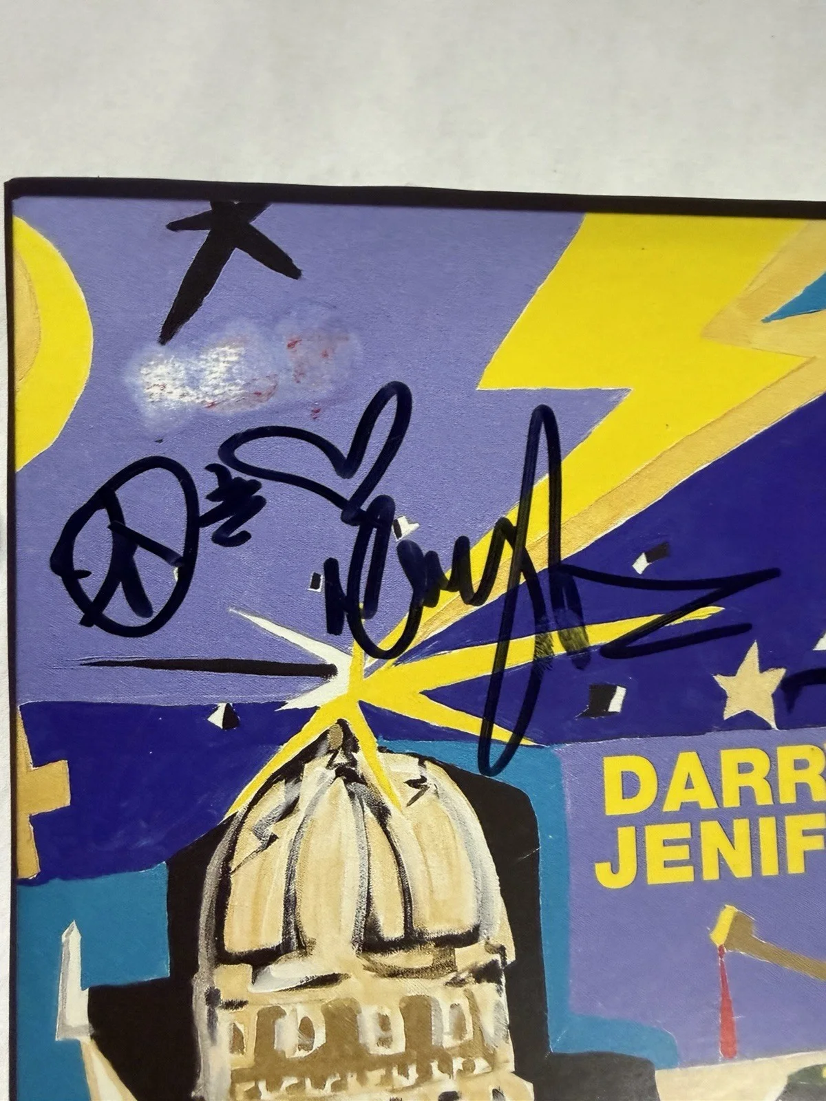 Bad Brains Darryl Jennifer Sacred Love Signed Clear Blue Vinyl Ltd 500, image 2