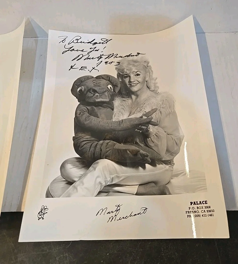 2 Marty Merchant Signed Autograph 8x10 Promo Photo Print Picture Country E.T., изображение 2