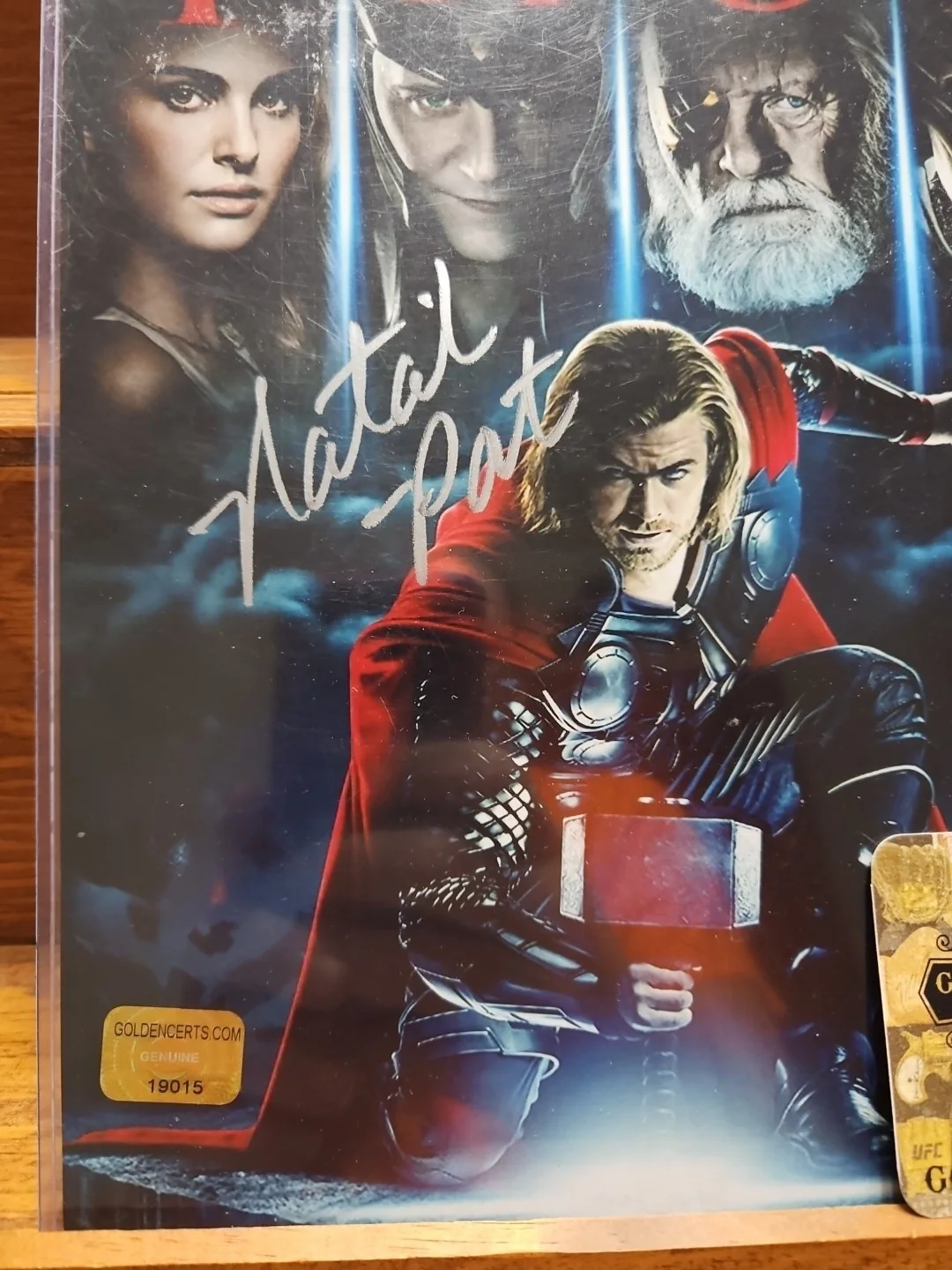 Signed 8x10 Natalie Portman The Mighty Thor Jane Foster, изображение 3