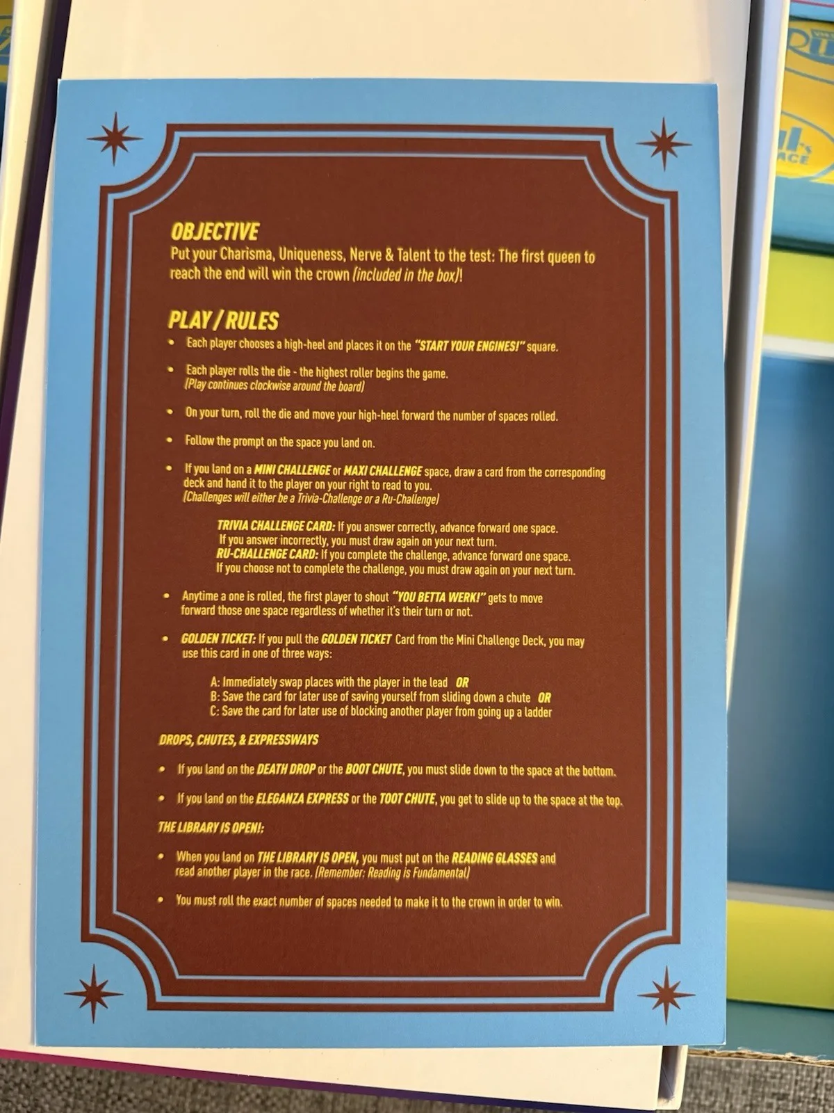Ru Pauls Drag Race S14 Board Game Race To The Crown Fun cards Trivia New RARE, изображение 3