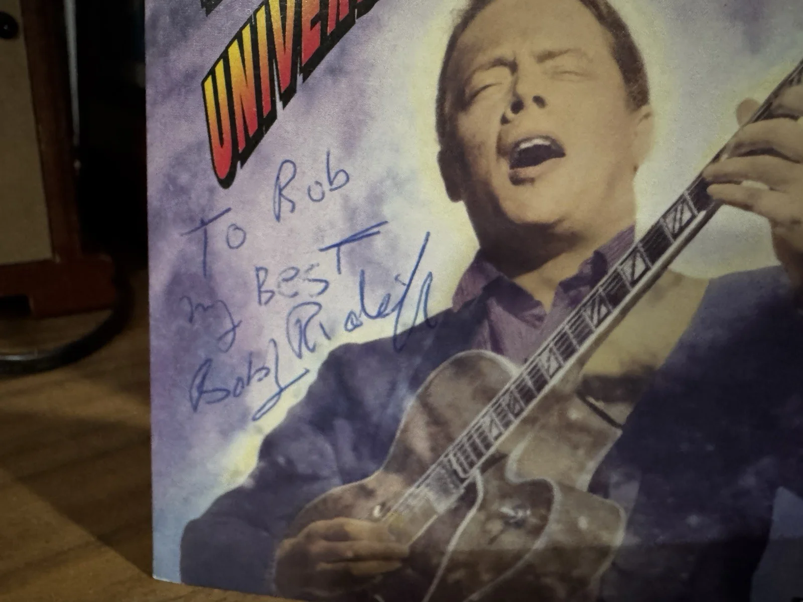 Bobby Radcliff Signed CD Sleeve “ To Rob “, image 2
