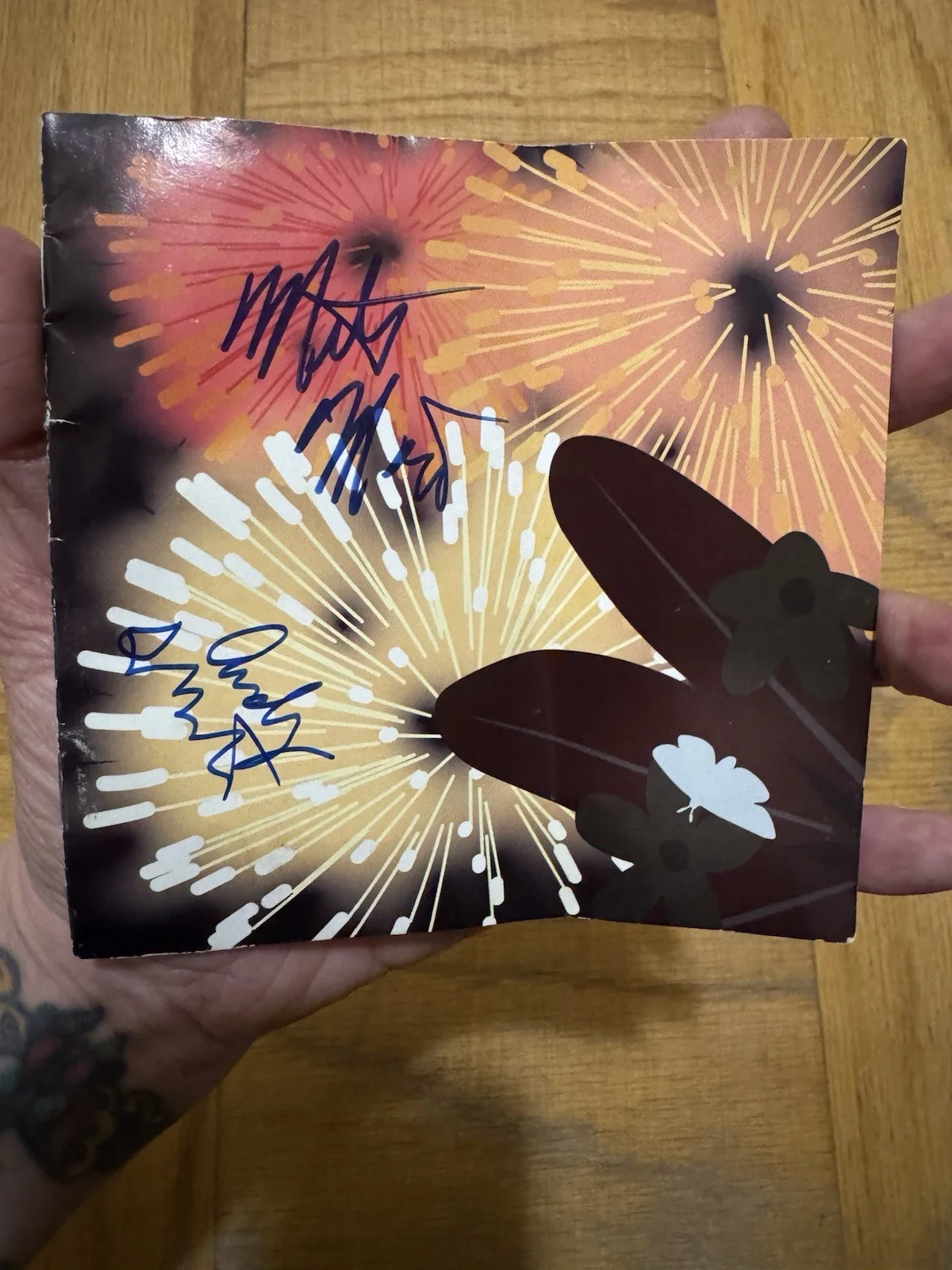M Ward & Andy LeMaster Signed Autograph CD Insert Bright Eyes Monsters Of Folk, image 4