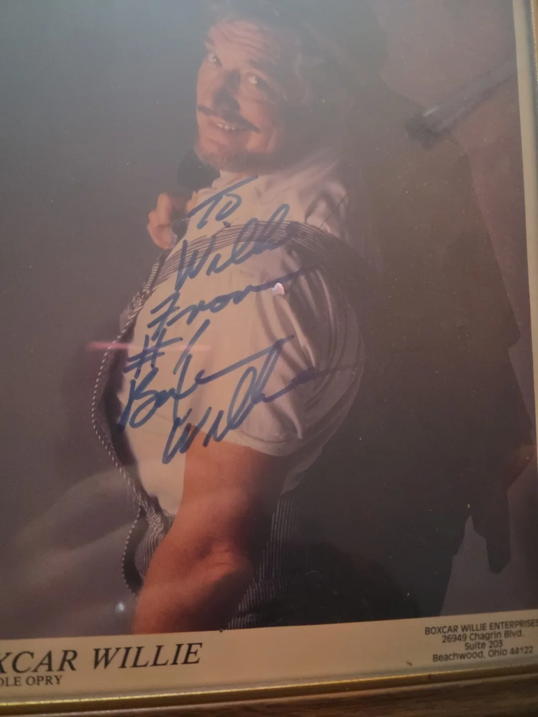Boxcar Willie Grand Ole Opry To Willie Autographed And Signed Boxcar Willie read, image 3