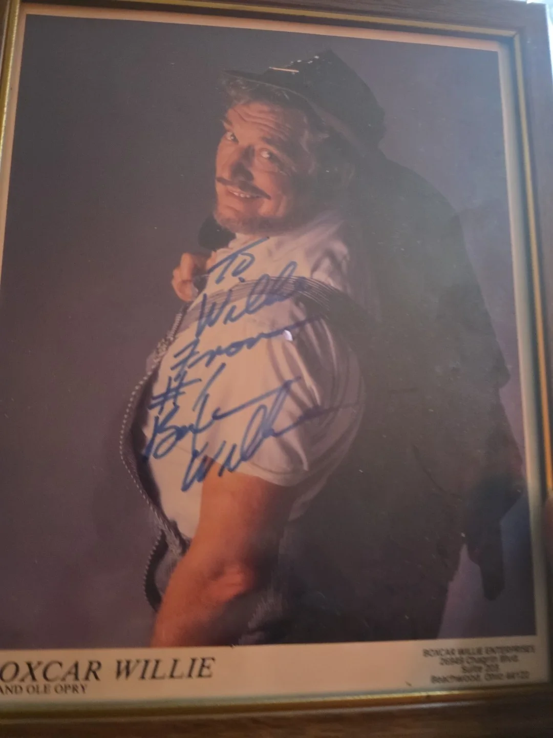 Boxcar Willie Grand Ole Opry To Willie Autographed And Signed Boxcar Willie read, image 4