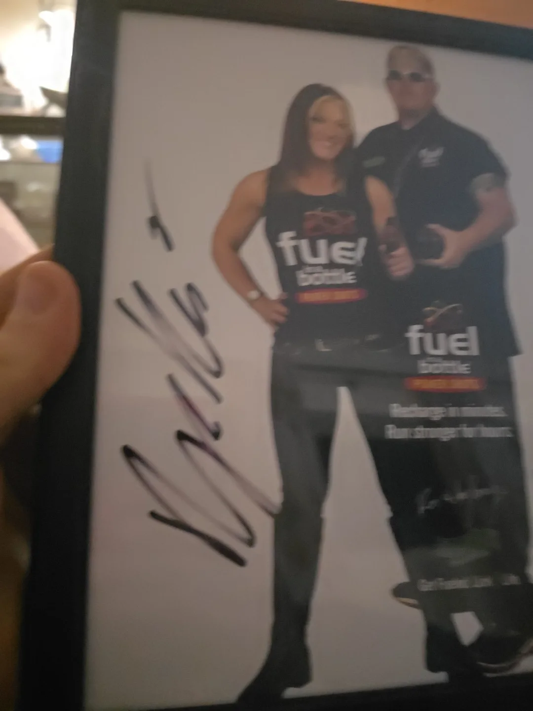 Lizard Lick Towing Autographs Ron and Amy Signed Autographed read **, image 3