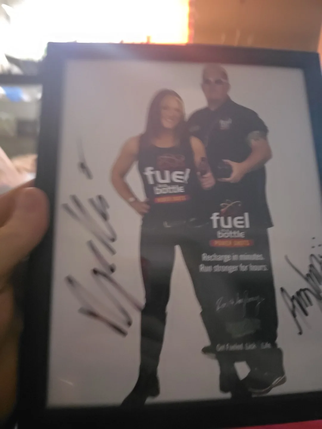 Lizard Lick Towing Autographs Ron and Amy Signed Autographed read **, image 4