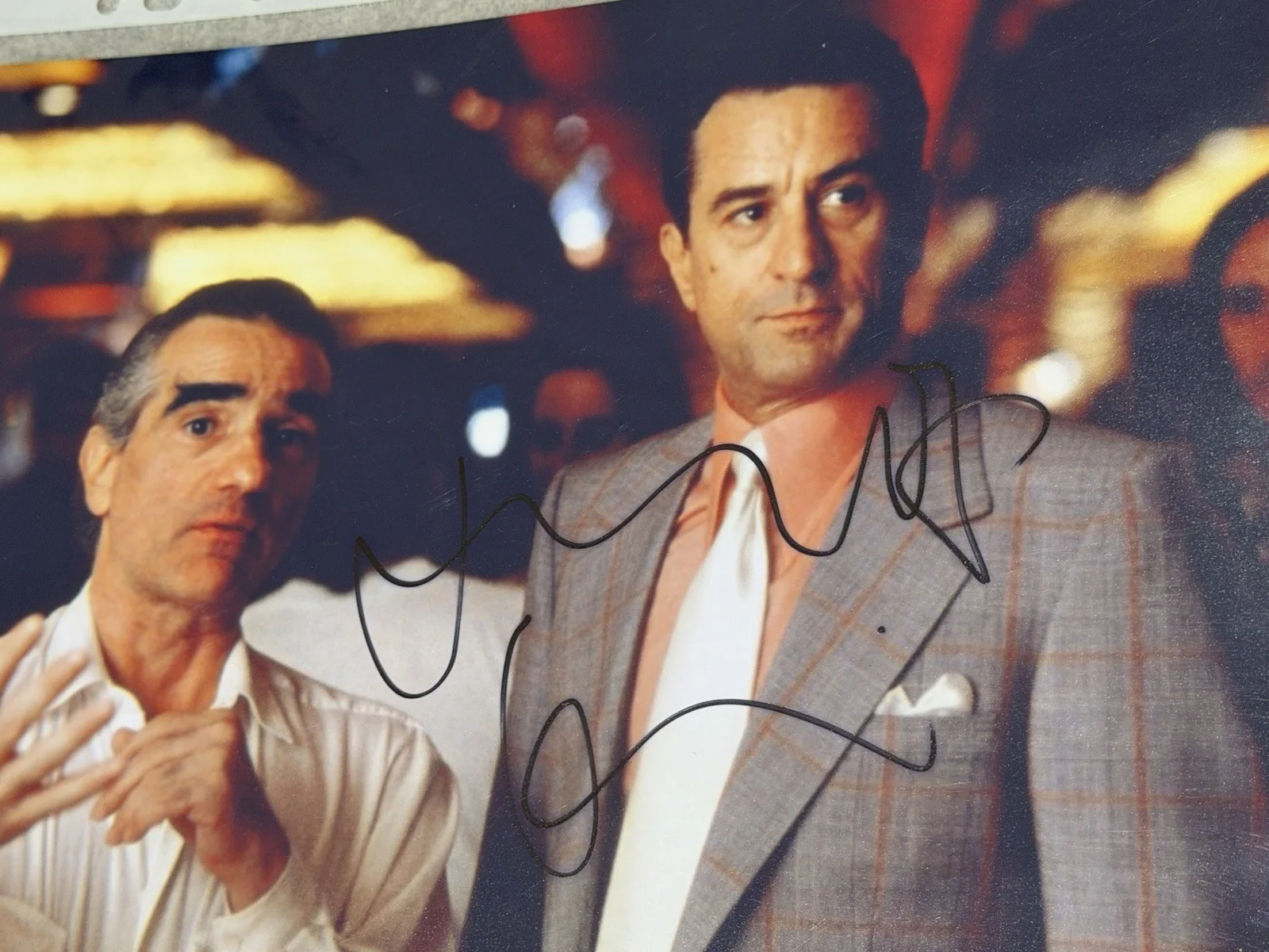 Robert De Niro — Robert De Niro Signed Casino Movie Photo – Authenticated Autograph w/ COA, image 3