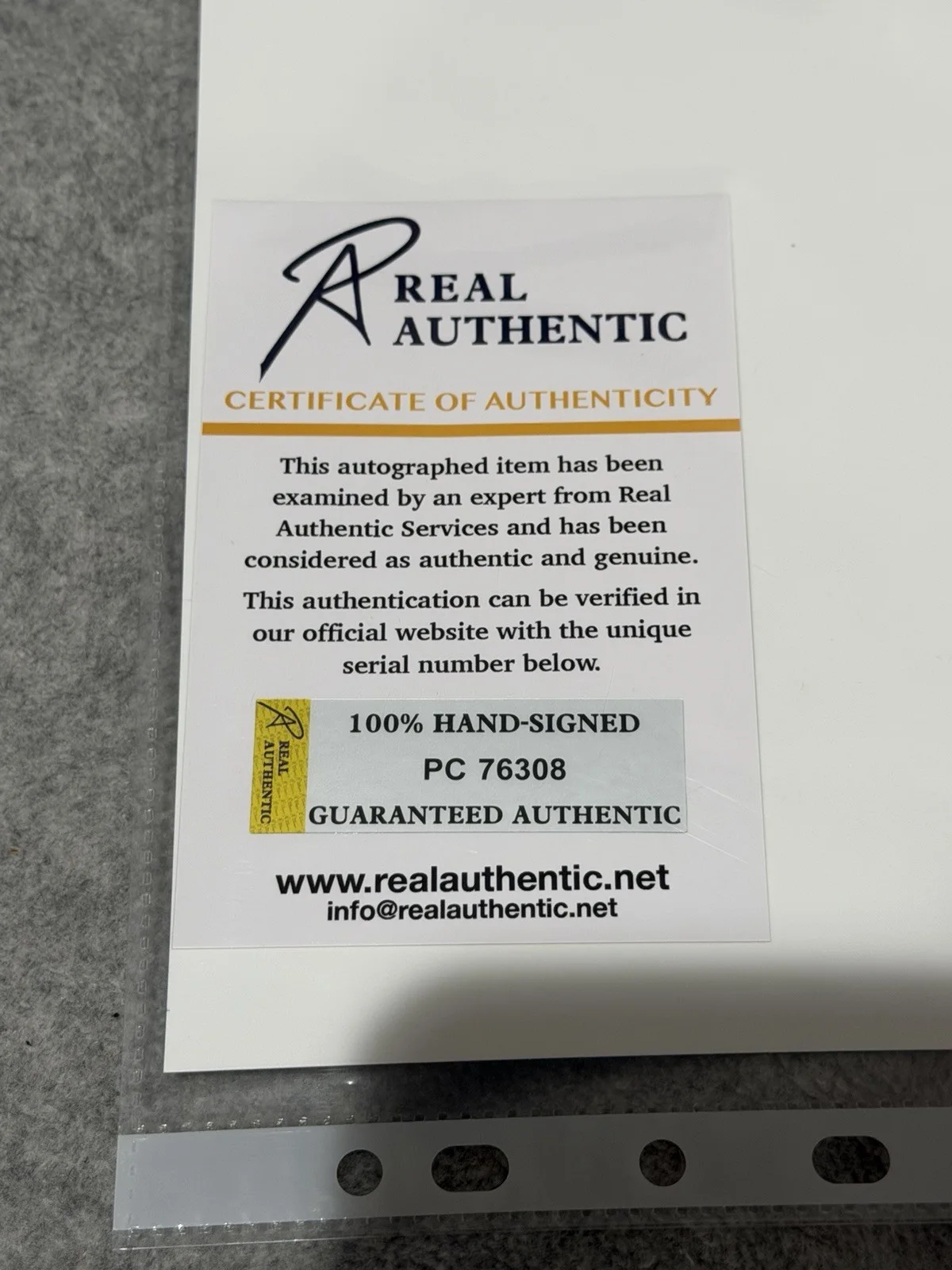 Robert De Niro — Robert De Niro Signed Casino Movie Photo – Authenticated Autograph w/ COA, image 4